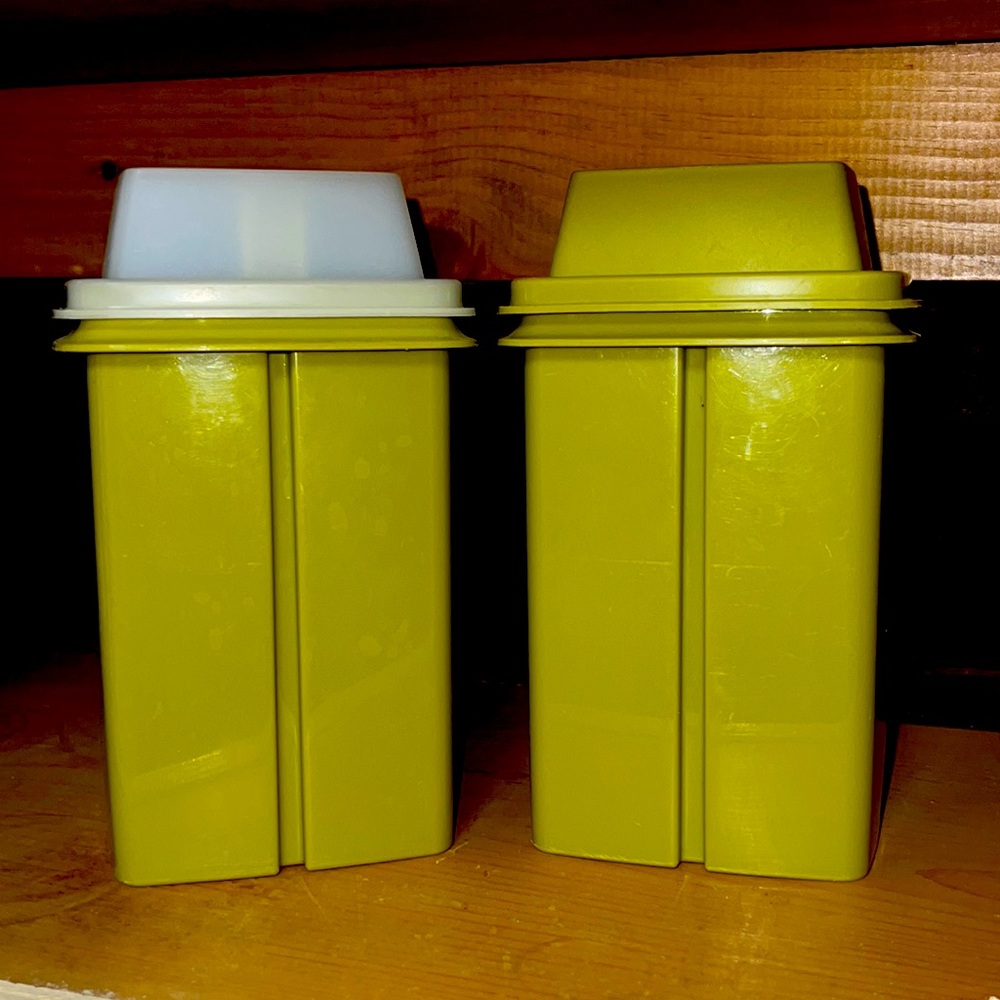 Vintage Tupperware Pickle Containers set of 2